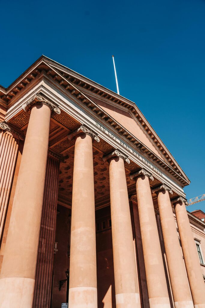 Courthouse pillars